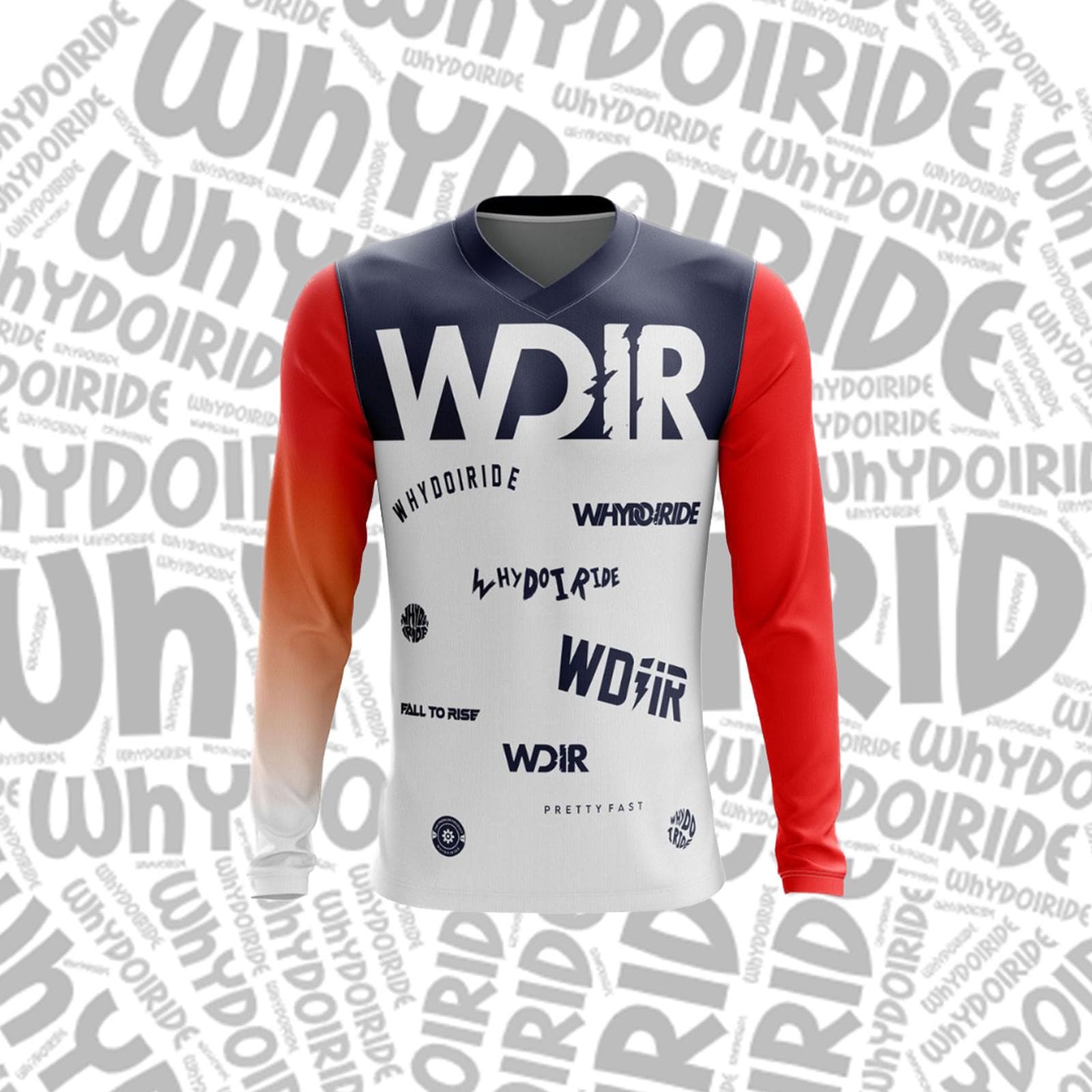 Orange Whydoiride jersey set visual